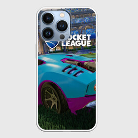 Чехол для iPhone 13 Pro с принтом Rocket League в Екатеринбурге,  |  | Тематика изображения на принте: cars | game | games | rocket league | гонка | гонки | машина | машины | рокет лига