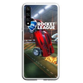 Чехол для Honor 20 с принтом Rocket League в Екатеринбурге, Силикон | Область печати: задняя сторона чехла, без боковых панелей | Тематика изображения на принте: cars | game | games | rocket league | гонка | гонки | машина | машины | рокет лига