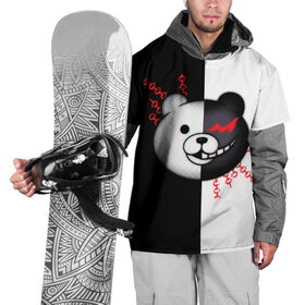Накидка на куртку 3D с принтом MONOKUMA  МОНОКУМА в Екатеринбурге, 100% полиэстер |  | Тематика изображения на принте: anime | danganronpa | enoshima | junko | monokuma | аниме | джунко | игра | манга | медведь | монокума | робот медведь | эношима