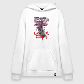 Худи SuperOversize хлопок с принтом Cannibal Corpse | Труп Каннибала (Z) в Екатеринбурге, 70% хлопок, 30% полиэстер, мягкий начес внутри | карман-кенгуру, эластичная резинка на манжетах и по нижней кромке, двухслойный капюшон
 | cannibal | cannibal corpse | corpse | death metal | deathgrind | алекс уэбстер | брутальный дэт метал | дэт метал | дэтграйнд | пол мазуркевич | роб барретт | труп каннибала