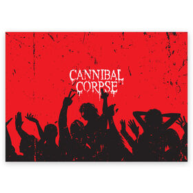 Поздравительная открытка с принтом Cannibal Corpse | Труп Каннибала (Z) в Екатеринбурге, 100% бумага | плотность бумаги 280 г/м2, матовая, на обратной стороне линовка и место для марки
 | Тематика изображения на принте: cannibal | cannibal corpse | corpse | death metal | deathgrind | алекс уэбстер | брутальный дэт метал | дэт метал | дэтграйнд | пол мазуркевич | роб барретт | труп каннибала