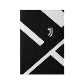 Обложка для паспорта матовая кожа с принтом JUVENTUS / ЮВЕНТУС в Екатеринбурге, натуральная матовая кожа | размер 19,3 х 13,7 см; прозрачные пластиковые крепления | black white | cr7 | fc juventus | football | juve | juventus | ronaldo | sport | бык | роналдо | роналду | спорт | футбол | чёрно белый | ювентус