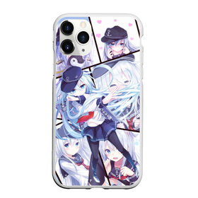 Чехол для iPhone 11 Pro матовый с принтом Kantai Collection Hibiki в Екатеринбурге, Силикон |  | аниме | девочка | пингвин | флотская коллекция | хибики