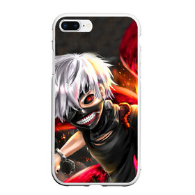 Чехол для iPhone 7Plus/8 Plus матовый с принтом Kaneki Ghoul в Екатеринбурге, Силикон | Область печати: задняя сторона чехла, без боковых панелей | anime | kaneki ken | manga | tokyo ghoul | аниме | джузо сузуя. | канеки кен | манга | манга гуля | перерождение | токийский гуль | токийском гуле