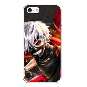 Чехол для iPhone 5/5S матовый с принтом Kaneki Ghoul в Екатеринбурге, Силикон | Область печати: задняя сторона чехла, без боковых панелей | anime | kaneki ken | manga | tokyo ghoul | аниме | джузо сузуя. | канеки кен | манга | манга гуля | перерождение | токийский гуль | токийском гуле