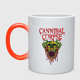 Кружка хамелеон с принтом Cannibal Corpse Труп Каннибала (Z) в Екатеринбурге, керамика | меняет цвет при нагревании, емкость 330 мл | cannibal | cannibal corpse | corpse | death metal | deathgrind | demon | devil | алекс уэбстер | брутальный дэт метал | демон | дэт метал | дэтграйнд | пол мазуркевич | роб барретт | труп каннибала | череп