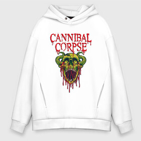 Мужское худи Oversize хлопок с принтом Cannibal Corpse Труп Каннибала (Z) в Екатеринбурге, френч-терри — 70% хлопок, 30% полиэстер. Мягкий теплый начес внутри —100% хлопок | боковые карманы, эластичные манжеты и нижняя кромка, капюшон на магнитной кнопке | cannibal | cannibal corpse | corpse | death metal | deathgrind | demon | devil | алекс уэбстер | брутальный дэт метал | демон | дэт метал | дэтграйнд | пол мазуркевич | роб барретт | труп каннибала | череп