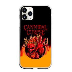 Чехол для iPhone 11 Pro Max матовый с принтом Cannibal Corpse | Труп Каннибала (Z) в Екатеринбурге, Силикон |  | cannibal | cannibal corpse | corpse | death metal | deathgrind | алекс уэбстер | брутальный дэт метал | дэт метал | дэтграйнд | пол мазуркевич | роб барретт | труп каннибала