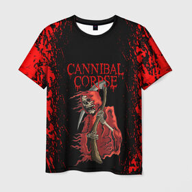 Мужская футболка 3D с принтом Cannibal Corpse | Труп Каннибала (Z) в Екатеринбурге, 100% полиэфир | прямой крой, круглый вырез горловины, длина до линии бедер | cannibal | cannibal corpse | corpse | death metal | deathgrind | алекс уэбстер | брутальный дэт метал | дэт метал | дэтграйнд | пол мазуркевич | роб барретт | труп каннибала