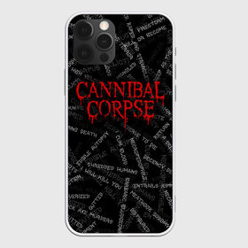 Чехол для iPhone 12 Pro Max с принтом Cannibal Corpse | Songs (Z) в Екатеринбурге, Силикон |  | cannibal | cannibal corpse | corpse | death metal | deathgrind | алекс уэбстер | брутальный дэт метал | дэт метал | дэтграйнд | пол мазуркевич | роб барретт | труп каннибала