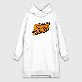 Платье-худи хлопок с принтом Шаман Кинг Shaman King logo в Екатеринбурге,  |  | амидомару | кинг | король шаманов | лого | шаман | шаман кинг | шоманов