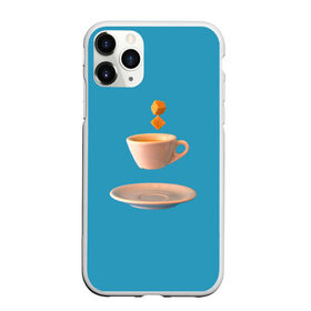 Чехол для iPhone 11 Pro Max матовый с принтом Эспрессо в Екатеринбурге, Силикон |  | Тематика изображения на принте: блюдце | кофе | кружка | напиток | сахар