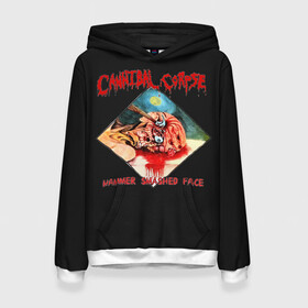 Женская толстовка 3D с принтом Cannibal Corpse в Екатеринбурге, 100% полиэстер  | двухслойный капюшон со шнурком для регулировки, мягкие манжеты на рукавах и по низу толстовки, спереди карман-кенгуру с мягким внутренним слоем. | at | back | bleeding | bloodthirst | butchered | cannibal | corpse | eaten | evisceration | gallery | gore | kill | kreaton | life | mutilated | obsessed | of | slayer | sodom | spawn | suicide | the | to | tomb | unimagined | vile | vi