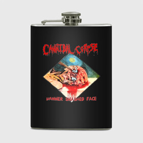 Фляга с принтом Cannibal Corpse в Екатеринбурге, металлический корпус | емкость 0,22 л, размер 125 х 94 мм. Виниловая наклейка запечатывается полностью | Тематика изображения на принте: at | back | bleeding | bloodthirst | butchered | cannibal | corpse | eaten | evisceration | gallery | gore | kill | kreaton | life | mutilated | obsessed | of | slayer | sodom | spawn | suicide | the | to | tomb | unimagined | vile | vi