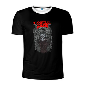 Мужская футболка 3D спортивная с принтом Cannibal Corpse в Екатеринбурге, 100% полиэстер с улучшенными характеристиками | приталенный силуэт, круглая горловина, широкие плечи, сужается к линии бедра | at | back | birth | bleeding | bloodthirst | butchered | cannibal | corpse | eaten | evisceration | gallery | gore | kill | kreaton | life | mutilated | obsessed | of | slayer | sodom | spawn | suicide | the | to | tomb | unimagined | v