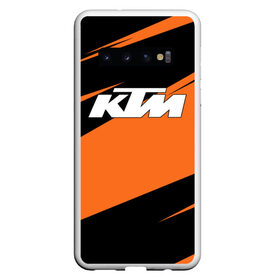 Чехол для Samsung Galaxy S10 с принтом KTM | КТМ в Екатеринбурге, Силикон | Область печати: задняя сторона чехла, без боковых панелей | enduro | ktm | moto | moto sport | motocycle | orange | sportmotorcycle | ктм | мото | мото спорт | мотоспорт | оранжевый | спорт мото