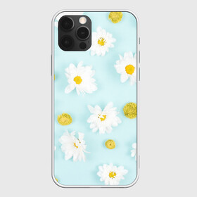 Чехол для iPhone 12 Pro Max с принтом Ромашки в Екатеринбурге, Силикон |  | chamomile | daisies | field | flowers | nature | spring | summer | white petal | wreath | белый лепесток | венок | весна | лето | поле | природа | ромашка | ромашки | цветы