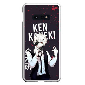 Чехол для Samsung S10E с принтом Ken Kaneki Tokyo Ghoul в Екатеринбурге, Силикон | Область печати: задняя сторона чехла, без боковых панелей | anime | kaneki ken | tokyo ghoul | tokyo ghoul: re | аниме | анимэ | гули | джузо сузуя | канеки кен | кузен йошимура | наки | нишики нишио | ре | ренджи йомо | ризе камиширо | токийский гуль | тоука киришима | ута