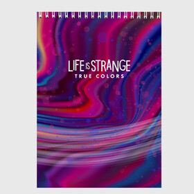 Скетчбук с принтом Life is Strange True Colors в Екатеринбурге, 100% бумага
 | 48 листов, плотность листов — 100 г/м2, плотность картонной обложки — 250 г/м2. Листы скреплены сверху удобной пружинной спиралью | Тематика изображения на принте: amberprice | art | chloeprice | chris | colors | daniel | danieldiaz | is | life | lifeisstrange | lifeisstrange3 | lifeisstrangebeforethestorm | lifeisstrangegame | lis | lis3 | maxcaulfield | pricefield | rachelamber | sean | seandiaz | strange