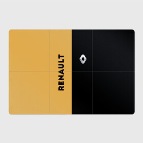 Магнитный плакат 3Х2 с принтом Renault Passion for life в Екатеринбурге, Полимерный материал с магнитным слоем | 6 деталей размером 9*9 см | line | renault | reno | yellow | дорога | желтая | лайв | лайн | лайф | линия | пассион | полоса | разметка | рено | фор