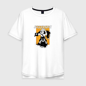 Мужская футболка хлопок Oversize с принтом Dota 2 - Джаггернаут в Екатеринбурге, 100% хлопок | свободный крой, круглый ворот, “спинка” длиннее передней части | dota 2 | брызги | войн | джаггернаут | дота 2 | краска | персонаж | рыцарь
