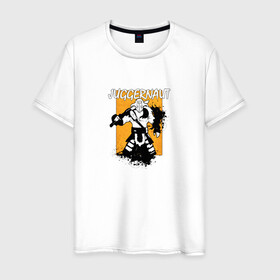 Мужская футболка хлопок с принтом Dota 2 - Джаггернаут в Екатеринбурге, 100% хлопок | прямой крой, круглый вырез горловины, длина до линии бедер, слегка спущенное плечо. | dota 2 | брызги | войн | джаггернаут | дота 2 | краска | персонаж | рыцарь