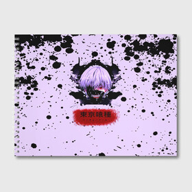 Альбом для рисования с принтом Токийский гуль | Tokyo Ghoul в Екатеринбурге, 100% бумага
 | матовая бумага, плотность 200 мг. | Тематика изображения на принте: anime | kaneki ken | tokyo ghoul | tokyo ghoul: re | аниме | анимэ | гули | джузо сузуя | канеки кен | кузен йошимура | наки | нишики нишио | ре | ренджи йомо | ризе камиширо | токийский гуль | тоука киришима | ута
