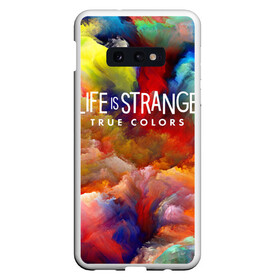 Чехол для Samsung S10E с принтом Life is Strange True Colors в Екатеринбурге, Силикон | Область печати: задняя сторона чехла, без боковых панелей | dontnod entertainment | абстракция | алекс чэнь | серия life is strange