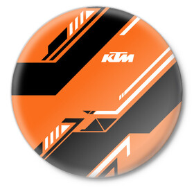 Значок с принтом KTM | КТМ SPORT в Екатеринбурге,  металл | круглая форма, металлическая застежка в виде булавки | enduro | ktm | moto | moto sport | motocycle | orange | sportmotorcycle | ктм | мото | мото спорт | мотоспорт | оранжевый | спорт мото