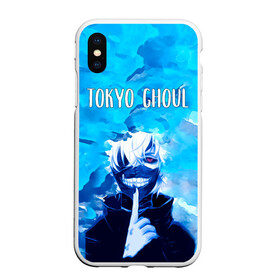 Чехол для iPhone XS Max матовый с принтом Kaneki Ken Tokyo Ghoul в Екатеринбурге, Силикон | Область печати: задняя сторона чехла, без боковых панелей | anime | kaneki ken | tokyo ghoul | tokyo ghoul: re | аниме | анимэ | гули | джузо сузуя | канеки кен | кузен йошимура | наки | нишики нишио | ре | ренджи йомо | ризе камиширо | токийский гуль | тоука киришима | ута