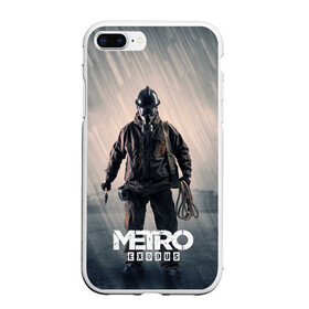 Чехол для iPhone 7Plus/8 Plus матовый с принтом Metro Exodus в Екатеринбурге, Силикон | Область печати: задняя сторона чехла, без боковых панелей | 2033 | exodus | metro | metro 2033 | metro exodus | stalker | апокалипсис | диггер | дигеры | метро | разрушка | эпидемия