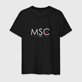 Мужская футболка хлопок с принтом MSCside collection | MSC (2021) в Екатеринбурге, 100% хлопок | прямой крой, круглый вырез горловины, длина до линии бедер, слегка спущенное плечо. | Тематика изображения на принте: 0x000000123 | moscow | moscow side | mscside | москва