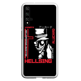 Чехол для Honor 20 с принтом Hellsing в Екатеринбурге, Силикон | Область печати: задняя сторона чехла, без боковых панелей | Тематика изображения на принте: alucard | alukard | anime | dracula | hellsing | integra | japan | manga | seras | tepes | vampire | victoria | vlad | алукард | аниме | вампир | виктория | влад | граф | дракула | интегра | клыки | манга | монстр | серас | хеллсинг | цепеш | 