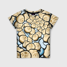 Детская футболка 3D с принтом Нежная бууза в Екатеринбурге, 100% гипоаллергенный полиэфир | прямой крой, круглый вырез горловины, длина до линии бедер, чуть спущенное плечо, ткань немного тянется | бабрбук | байкал | бууза | иркутск