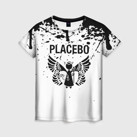 Женская футболка 3D с принтом placebo в Екатеринбурге, 100% полиэфир ( синтетическое хлопкоподобное полотно) | прямой крой, круглый вырез горловины, длина до линии бедер | black eyed | black market music | every you every me | nancy boy | placebo | placebo interview | placebo live | placebo nancy | pure morning | running up that hill | special k | taste in men | where is my mind | without you i’m nothing