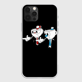 Чехол для iPhone 12 Pro Max с принтом CUPHEAD PULP FICTION в Екатеринбурге, Силикон |  | Тематика изображения на принте: art | cartoon | cup | cuphead | devil | dice | fiction | game | king | mugman | pulp | the | арт | бос | босс | голова | демон | дьявол | игра | капхед | криминальное | магмен | мультик | мультфильм | платформер | чаша | чашка | человек | черт 