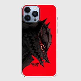 Чехол для iPhone 13 Pro Max с принтом Берсерк черный дракон в Екатеринбурге,  |  | anime | anime berserk | berserk | knight | manga | аниме | аниме берсерк | берсерк | клеймо | манга | рыцарь | япония