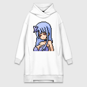 Платье-худи хлопок с принтом Pixel art anime girl в Екатеринбурге,  |  | anime | art | girl | manga | pixel | аниме | арт | девушка | манга | пиксель