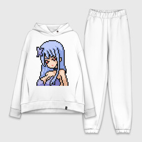 Женский костюм хлопок Oversize с принтом Pixel art anime girl в Екатеринбурге,  |  | anime | art | girl | manga | pixel | аниме | арт | девушка | манга | пиксель