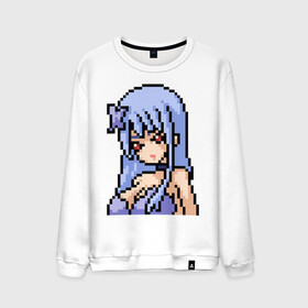 Мужской свитшот хлопок с принтом Pixel art anime girl в Екатеринбурге, 100% хлопок |  | anime | art | girl | manga | pixel | аниме | арт | девушка | манга | пиксель