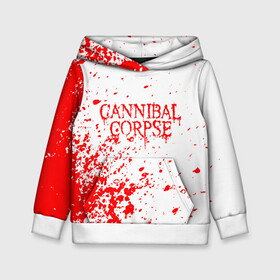 Детская толстовка 3D с принтом cannibal corpse в Екатеринбурге, 100% полиэстер | двухслойный капюшон со шнурком для регулировки, мягкие манжеты на рукавах и по низу толстовки, спереди карман-кенгуру с мягким внутренним слоем | cannibal | cannibal corpse | cannibal corpse butchered at birth | cannibal corpse eaten back to life | cannibal corpse hammer smashed face | corpse | death metal | металл | пластинки с металлическим лезвием | рок | труп каннибала