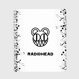 Тетрадь с принтом radiohead в Екатеринбурге, 100% бумага | 48 листов, плотность листов — 60 г/м2, плотность картонной обложки — 250 г/м2. Листы скреплены сбоку удобной пружинной спиралью. Уголки страниц и обложки скругленные. Цвет линий — светло-серый
 | colin greenwood | dead air space | ed o’brien | eob | greenwood brothers | jnny | jonny and thom | jonny greenwood | nigel godrich | phil selway | radio head | radiohead | selway | thm yrk | tom yorke | xl | xl recordings | джонни гринвуд | колин гринвуд 