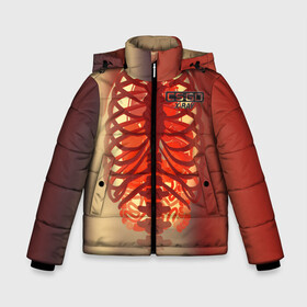 Зимняя куртка для мальчиков 3D с принтом cs:go | X-Ray Style (Рентген) в Екатеринбурге, ткань верха — 100% полиэстер; подклад — 100% полиэстер, утеплитель — 100% полиэстер | длина ниже бедра, удлиненная спинка, воротник стойка и отстегивающийся капюшон. Есть боковые карманы с листочкой на кнопках, утяжки по низу изделия и внутренний карман на молнии. 

Предусмотрены светоотражающий принт на спинке, радужный светоотражающий элемент на пуллере молнии и на резинке для утяжки | Тематика изображения на принте: 0x000000123 | ak 47 | csgo | xray | ксго | рентген