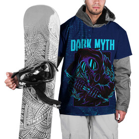 Накидка на куртку 3D с принтом Dark Myth в Екатеринбурге, 100% полиэстер |  | steampunk | арт | графика | обои | плакат | постер | стимпанк