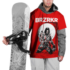 Накидка на куртку 3D с принтом BRZRKR в Екатеринбурге, 100% полиэстер |  | Тематика изображения на принте: berzerker | brzrkr | comics | брзркр | киану ривз | комиксы