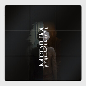 Магнитный плакат 3Х3 с принтом Medium в Екатеринбурге, Полимерный материал с магнитным слоем | 9 деталей размером 9*9 см | horror | medium | the medium | марианна | медиум