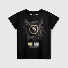 Детская футболка 3D с принтом Resident Evil Village в Екатеринбурге, 100% гипоаллергенный полиэфир | прямой крой, круглый вырез горловины, длина до линии бедер, чуть спущенное плечо, ткань немного тянется | evil | resident | umbrela | umbrella | village | амбрела | амбрелла | апокалипсис | вирус | деревня | зла | зомби | зонт | обитель | резидент | эпидемия
