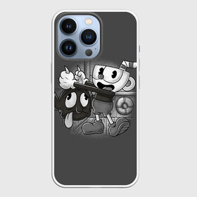 Чехол для iPhone 13 Pro с принтом CUPHEAD в Екатеринбурге,  |  | art | cartoon | cup | cuphead | devil | dice | game | king | mugman | the | арт | бос | босс | голова | демон | дьявол | игра | капхед | магмен | мультик | мультфильм | платформер | чаша | чашка | человек | черт