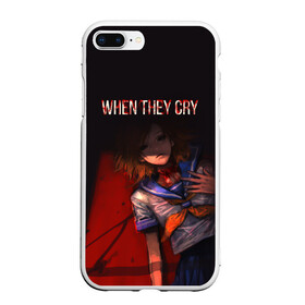 Чехол для iPhone 7Plus/8 Plus матовый с принтом When they cry в Екатеринбурге, Силикон | Область печати: задняя сторона чехла, без боковых панелей | anime | higurashi no naku koro ni | аниме | анимэ | безумие | близняшки | детектив | когда плачут цикады | майбара | маэбара | мион | рена | рика | рюгу рена | сато | сатоко | сверхъестественное | сонодзаки шион