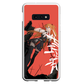 Чехол для Samsung S10E с принтом Evangelion Asuka Langley в Екатеринбурге, Силикон | Область печати: задняя сторона чехла, без боковых панелей | Тематика изображения на принте: eva | eva 00 | eva 01 | eva 02 | rei | rei ayanami | shinji ikari | аска | ева | ева 02 | евангелион